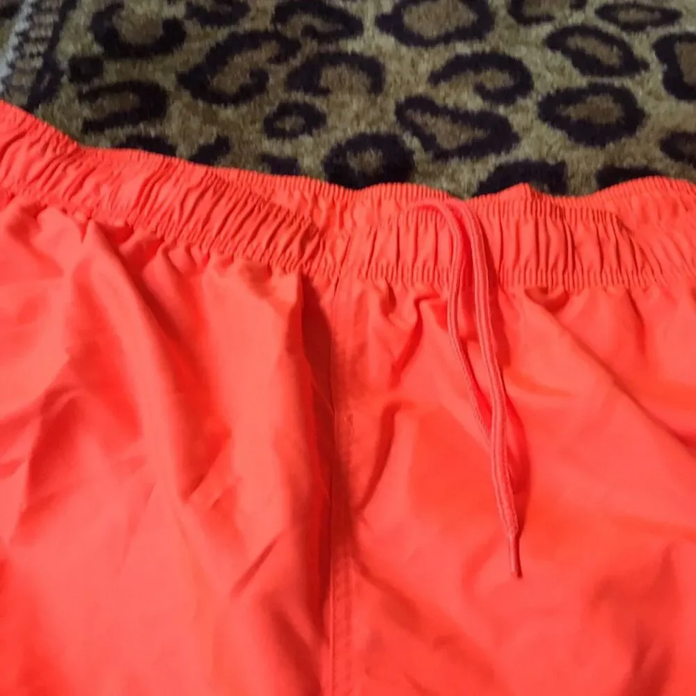 Faded Glory Men's Shorts w Attached Brief Liner 1pc Size 3XL 48-50 Orange